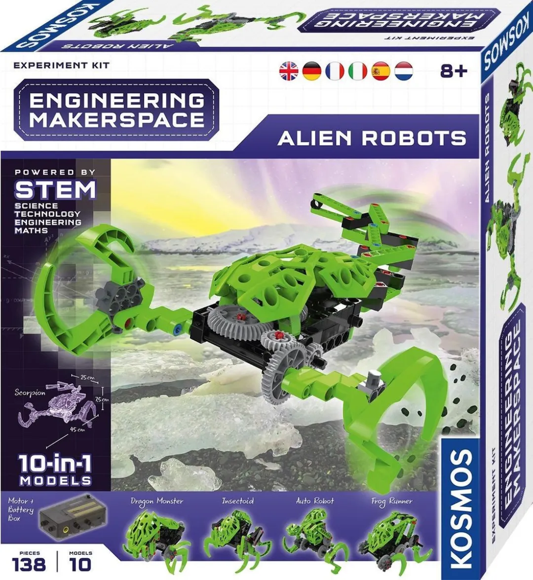 Kosmos Alien Robots Experimenteerset KM665135