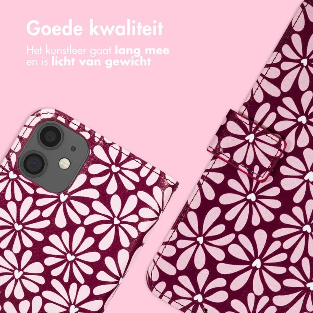 Imoshion iPhone 12/Pro Hoesje Bloom Love Blush - 3 Pasjes