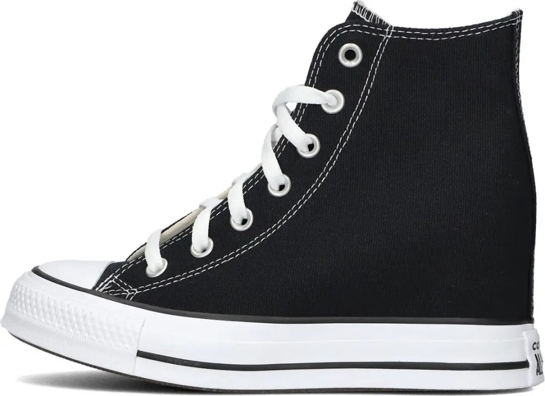 Converse Chuck Taylor All Star Wedge Hi Sneakers - Zwart - afbeelding 4 van 6