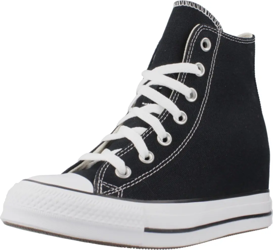Converse Chuck Taylor All Star Wedge Hi Sneakers - Zwart - afbeelding 3 van 6