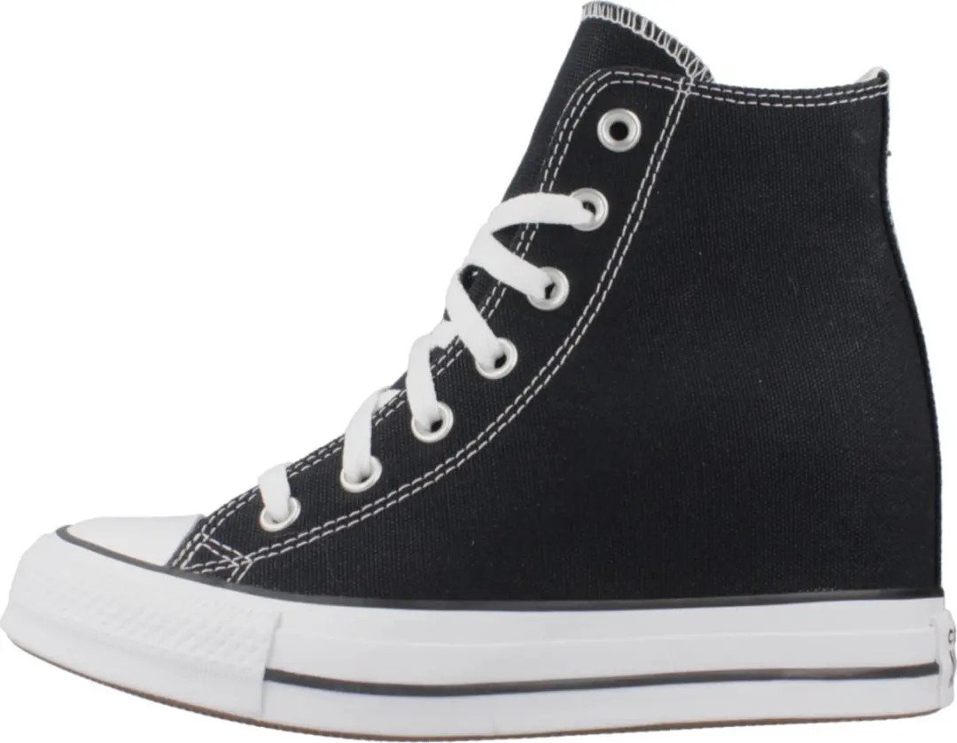 Converse Chuck Taylor All Star Wedge Hi Sneakers - Zwart - afbeelding 2 van 6