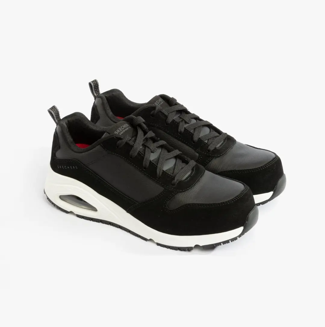 Skechers Uno SR-Elainy Dames Werkschoen S3 - Zwart - afbeelding 2 van 6