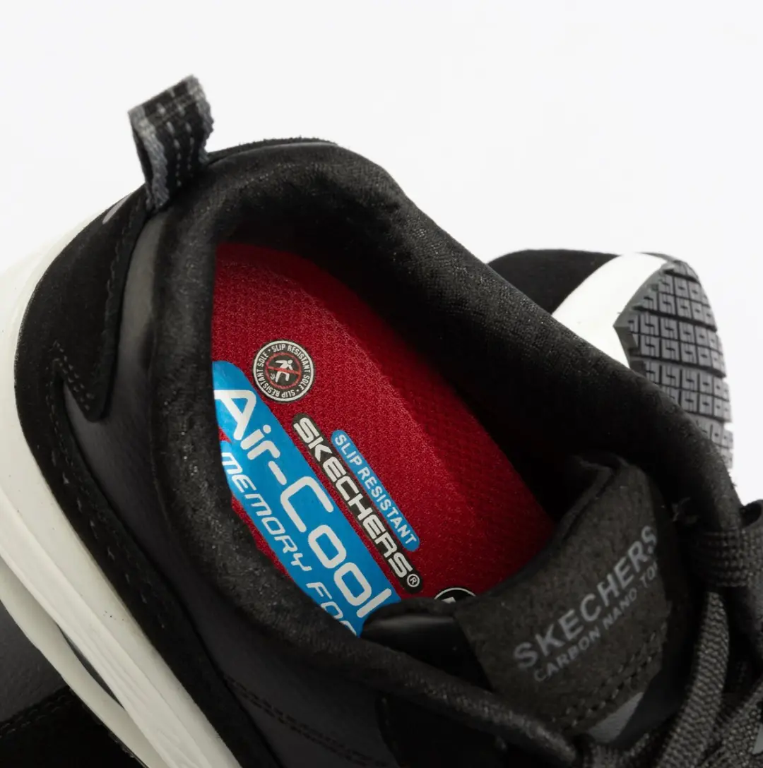 Skechers Uno SR-Elainy Dames Werkschoen S3 - Zwart - afbeelding 6 van 6