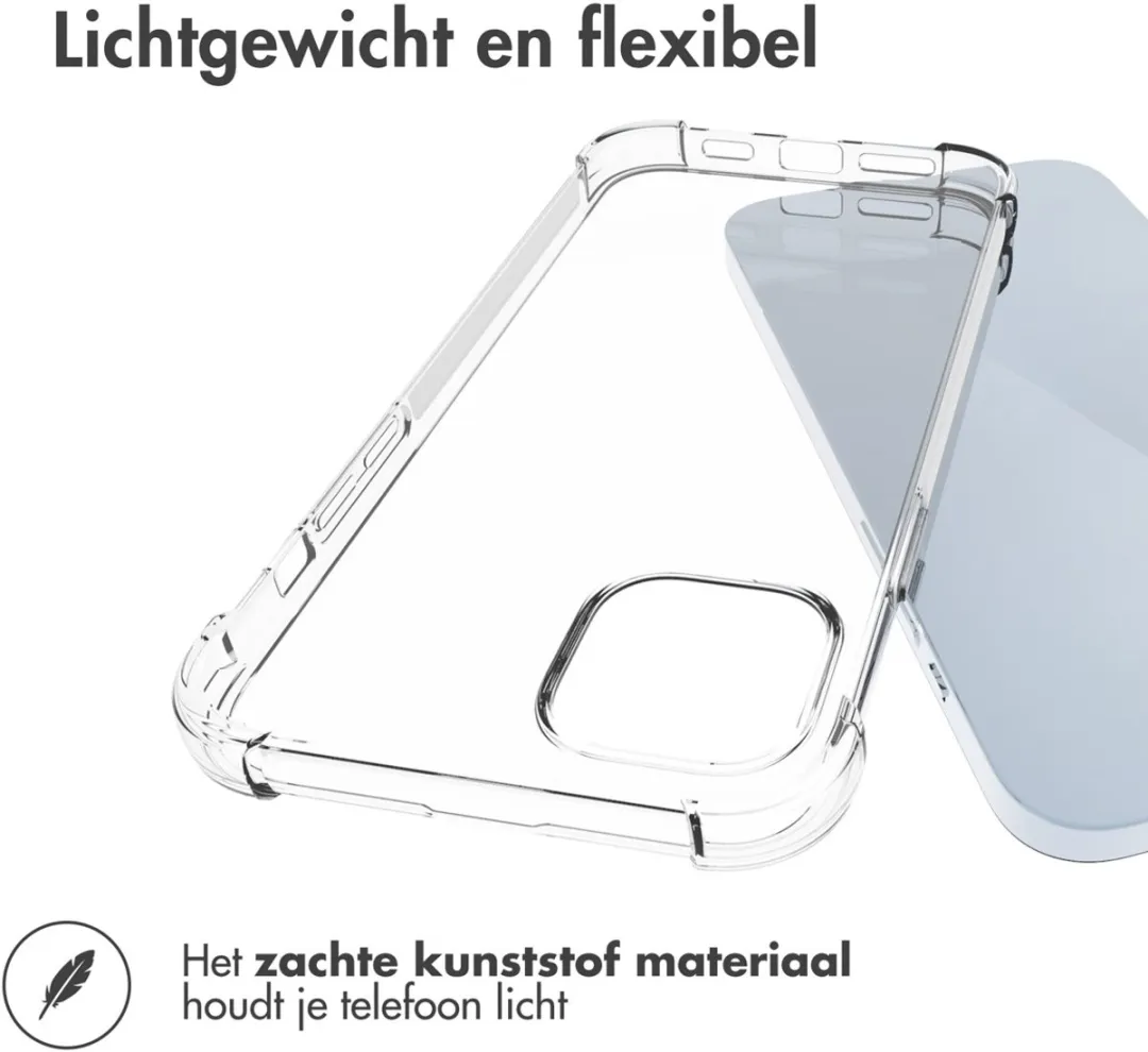 Imoshion Hoesje iPhone 15 Plus Transparant - Shockproof