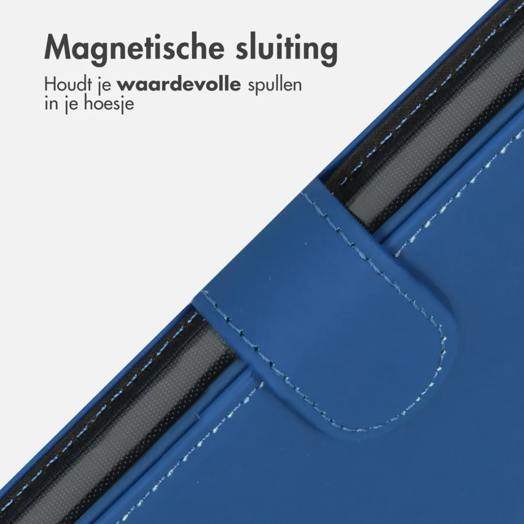 Accezz Hoesje iPhone 13 Pro Donkerblauw - 3 Pasjes