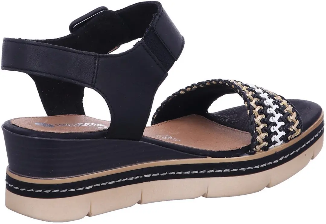 Remonte D2L55 03 dames sandalen zwart maat 40