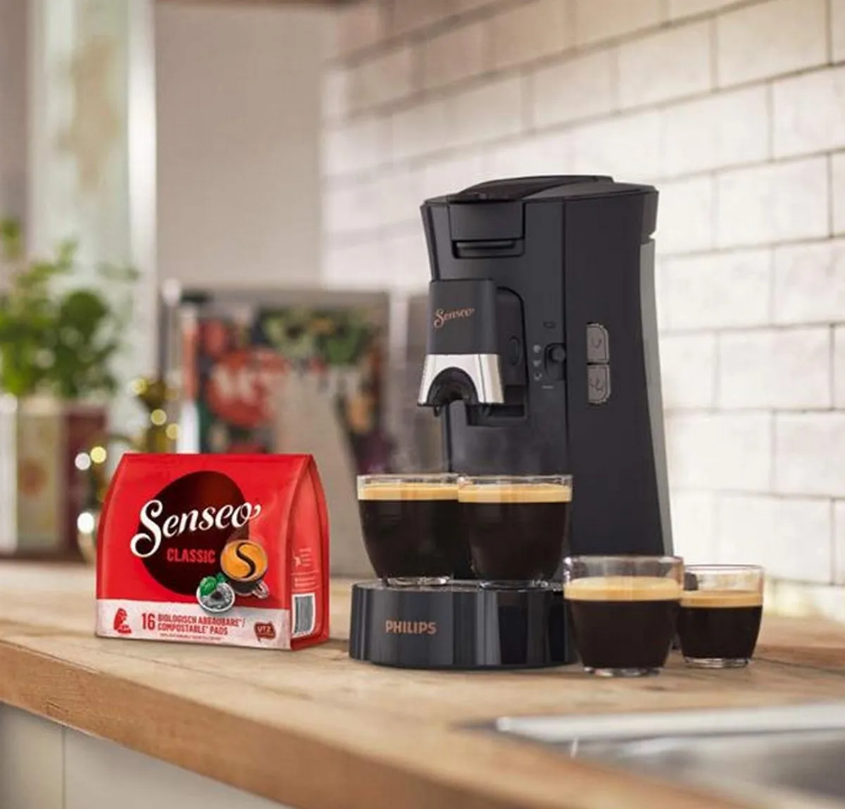 Philips Senseo CSA240/61 Koffiezetapparaat - 1450W - 0,9L - Zwart