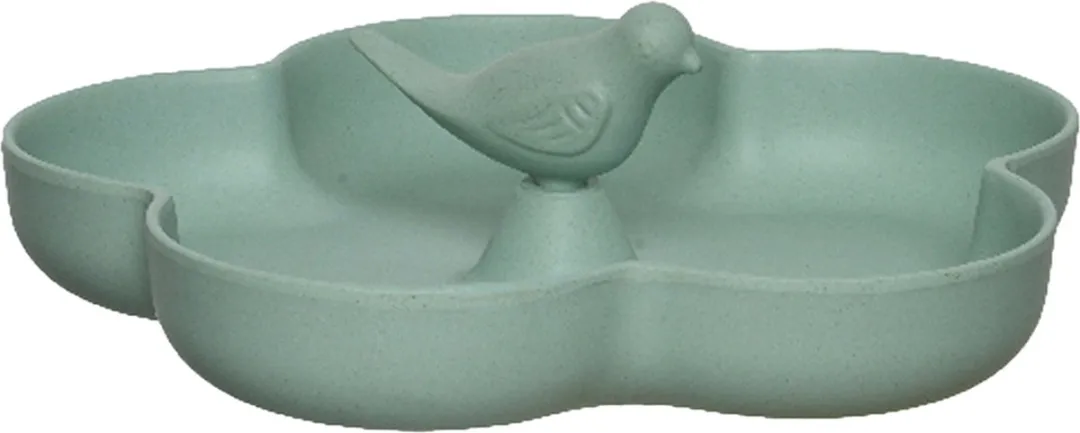 Decoris Vogel Voedersilo met Bad - Turquoise