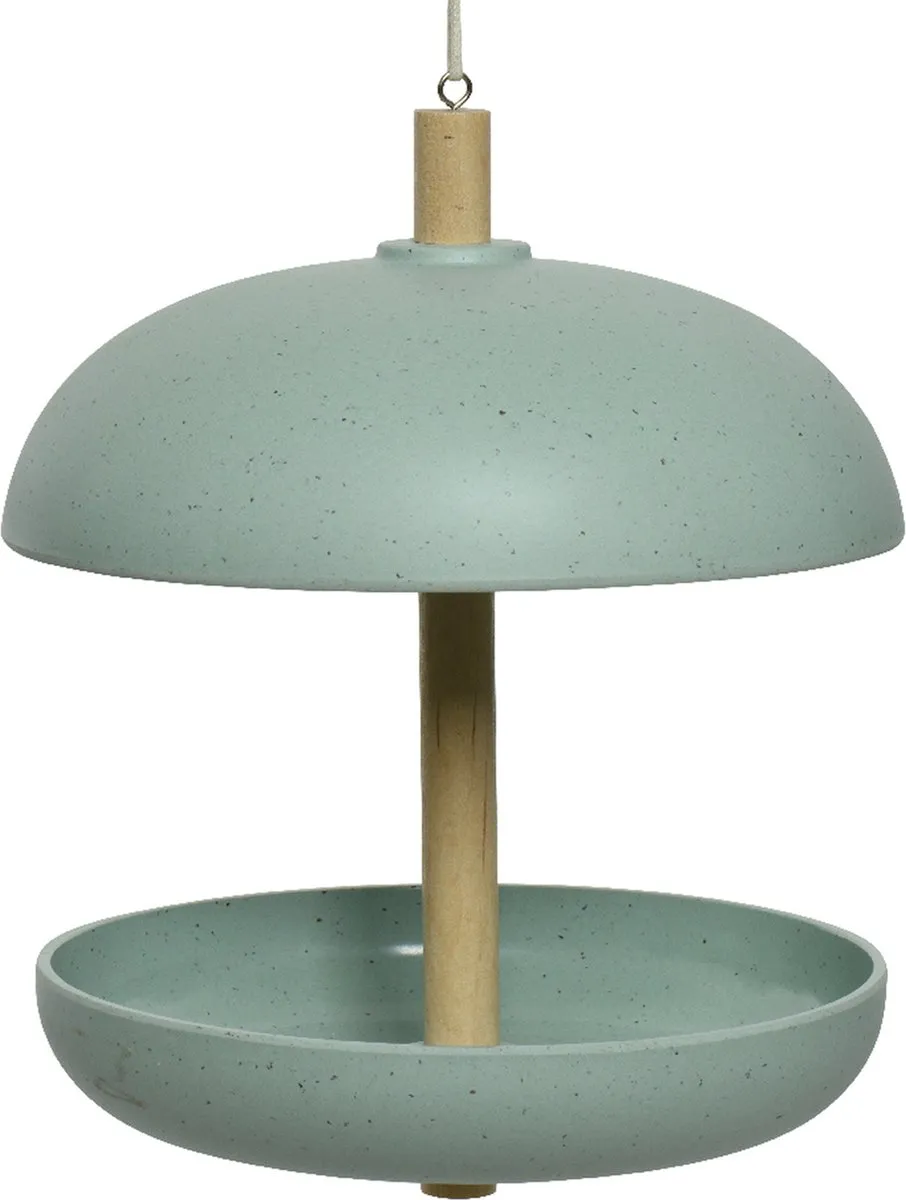 Decoris Vogel Voedersilo met Bad - Turquoise