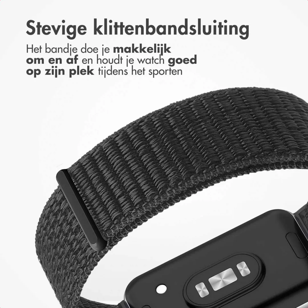 Imoshion Nylon Bandje Samsung Galaxy Fit 3 - Zwart