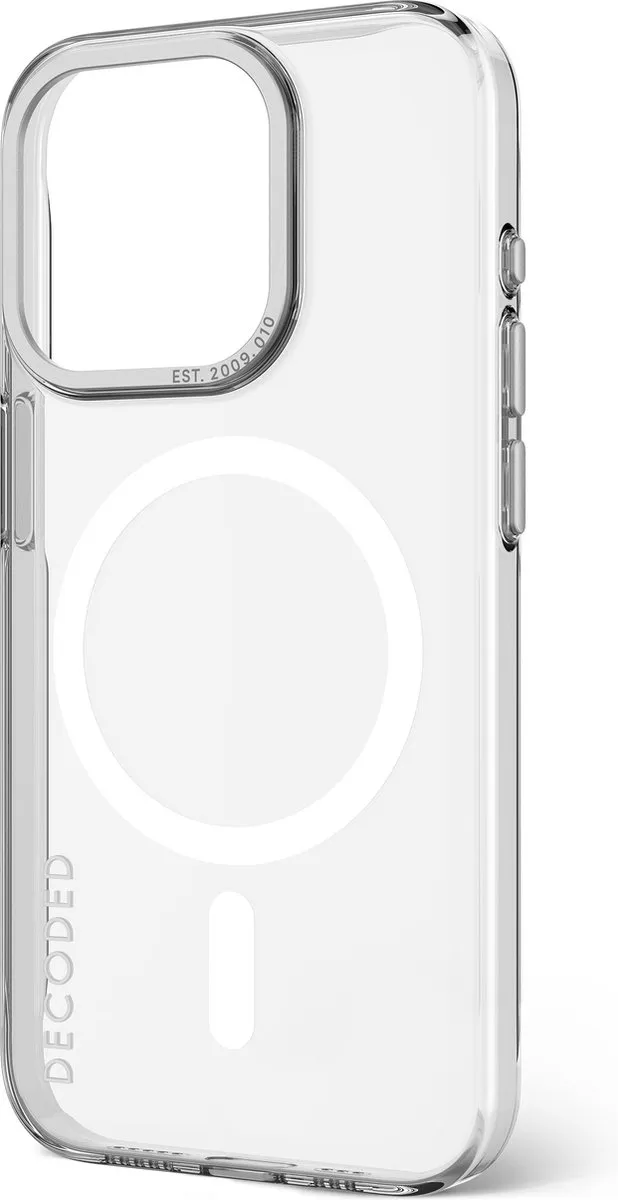 Decoded Clear Case Back Cover D24IPO15PBCT2TT - iPhone 15 Pro - Transparant