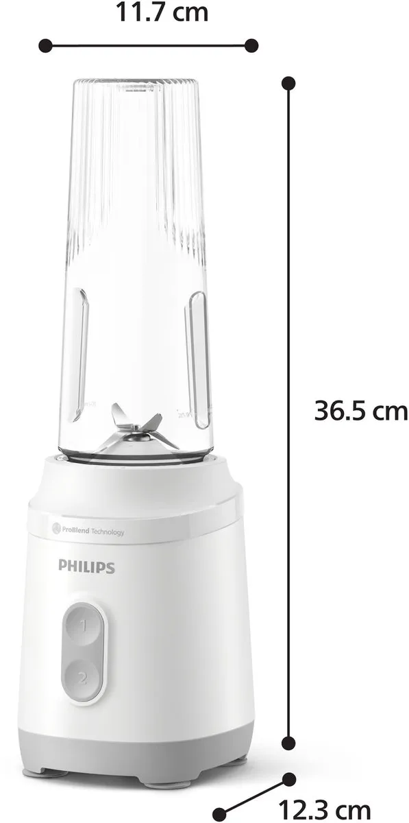 Philips HR2670/01 Blender 350W - Wit - afbeelding 6 van 6