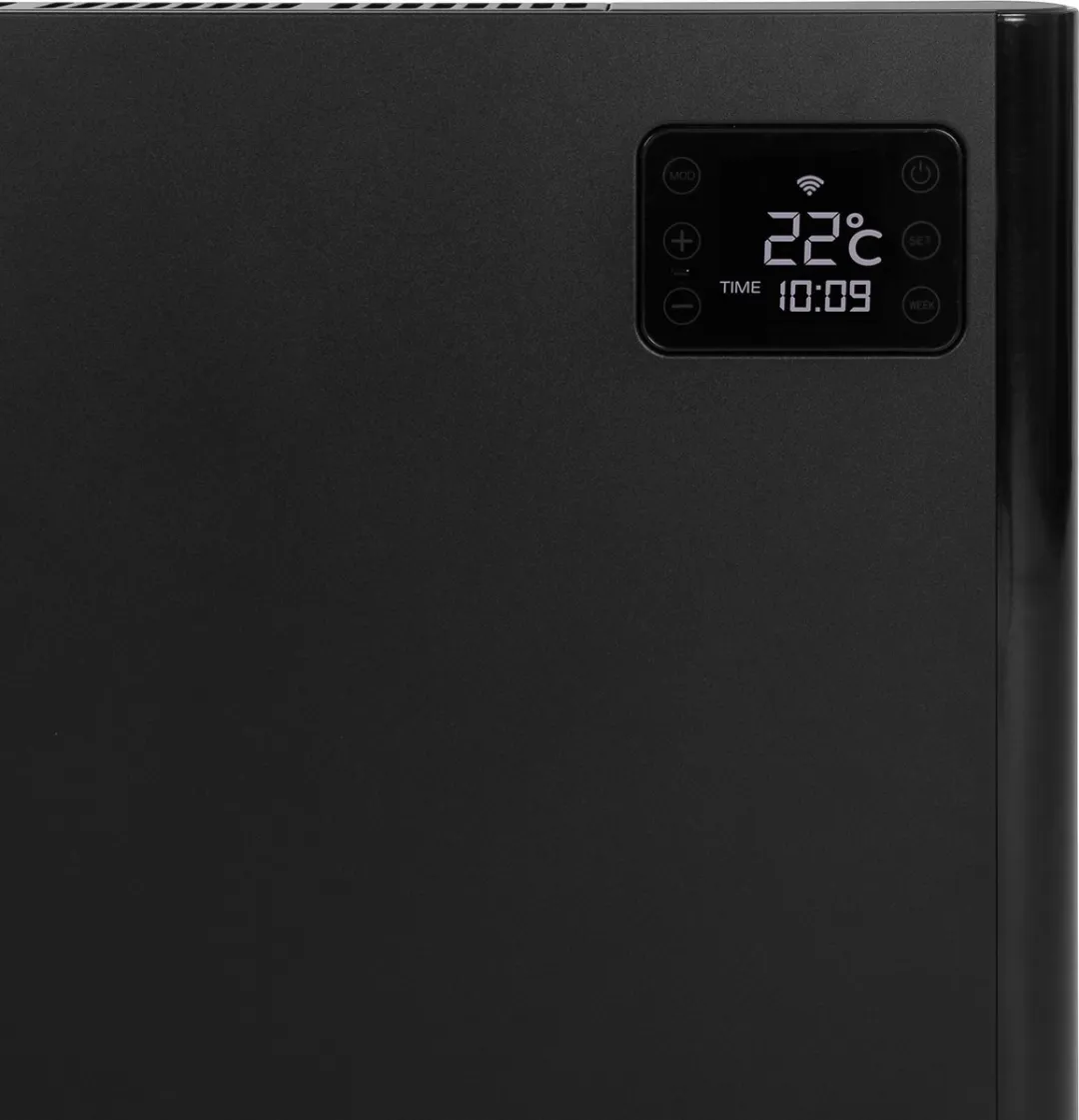 Eurom Alutherm 1500 Black Convectorkachel 1500W - Zwart