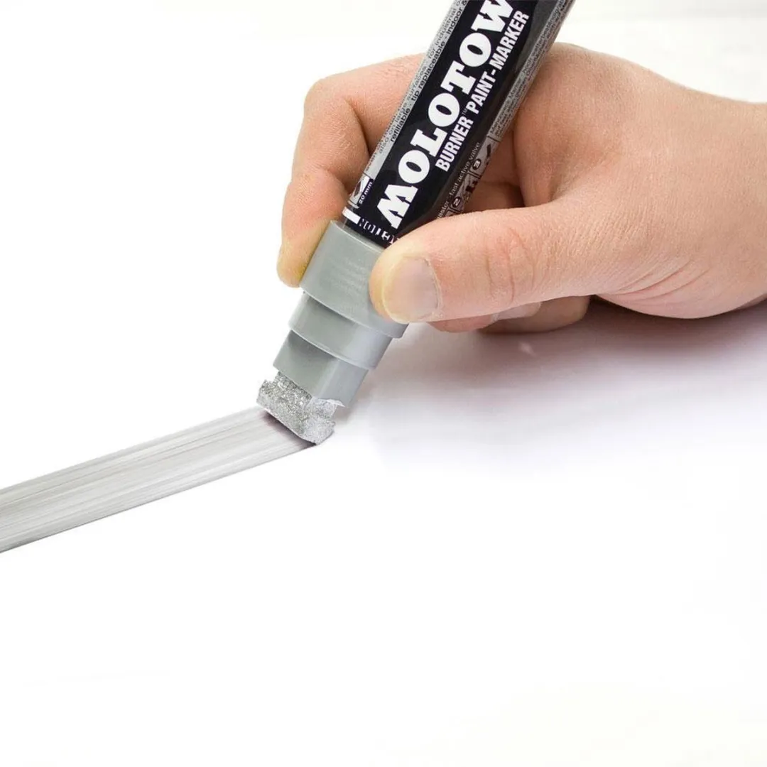 Molotow 640PP Burner Zilver/Chrome Verfstift 20mm