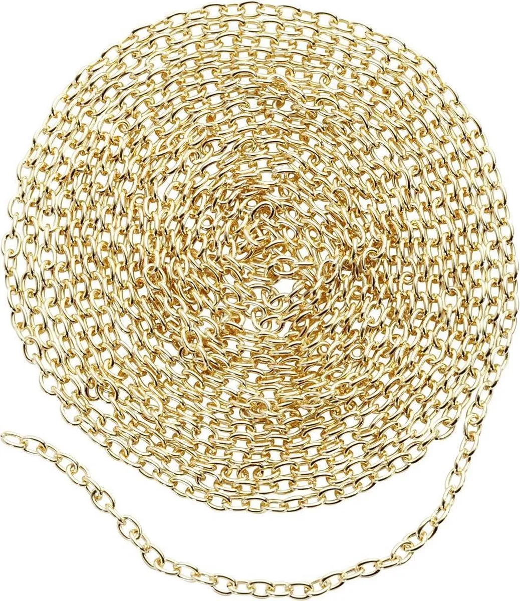 Creativ Company Jasseron Vergulde Ketting 20m