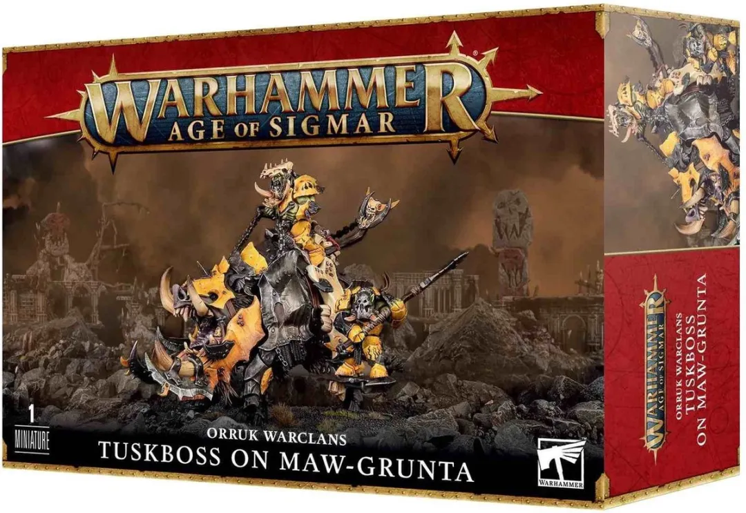 Games Workshop Warhammer Age of Sigmar Tuskboss on Maw-grunta 89-81
