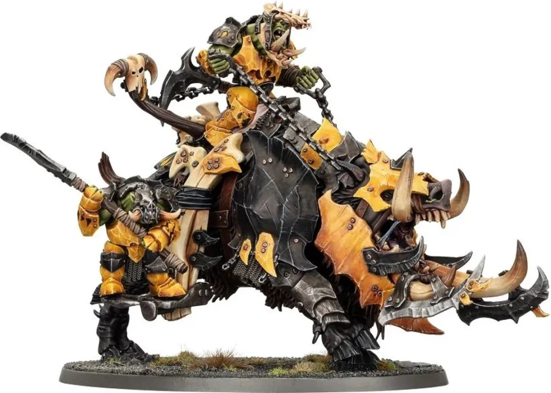 Games Workshop Warhammer Age of Sigmar Tuskboss on Maw-grunta 89-81