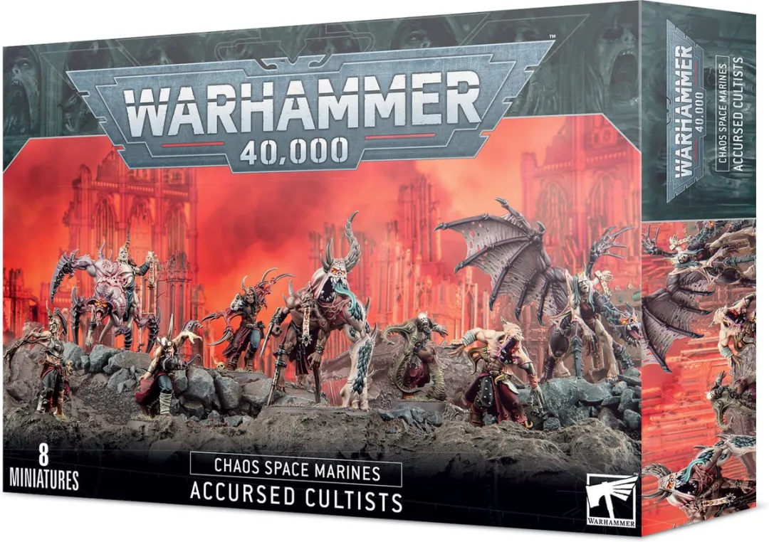 Games Workshop Chaos Space Marines Accursed Cultists 36-delig
