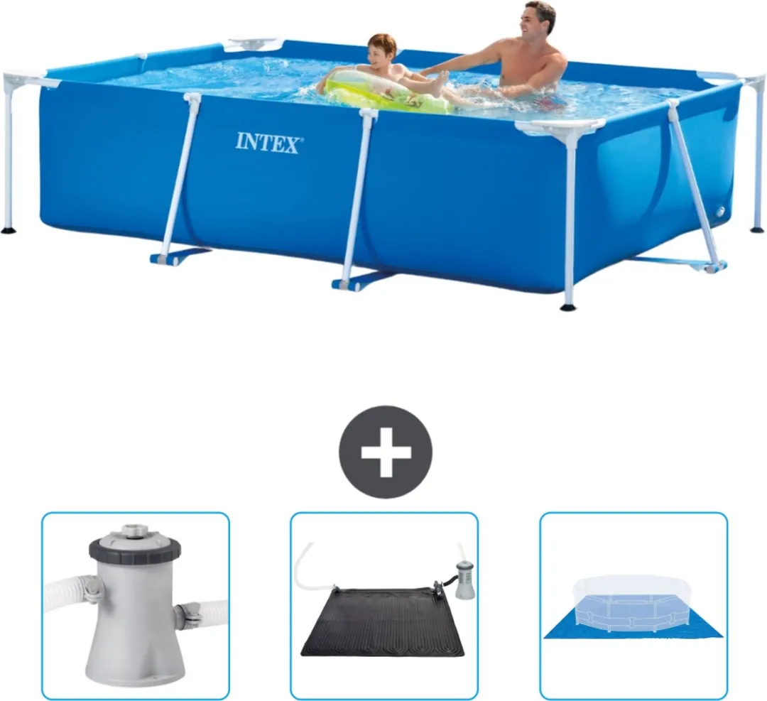Intex Frame Zwembad 260x160x65cm Blauw