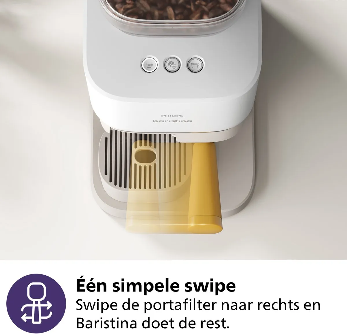 Philips Baristina BAR302/20 Espressomachine - Wit