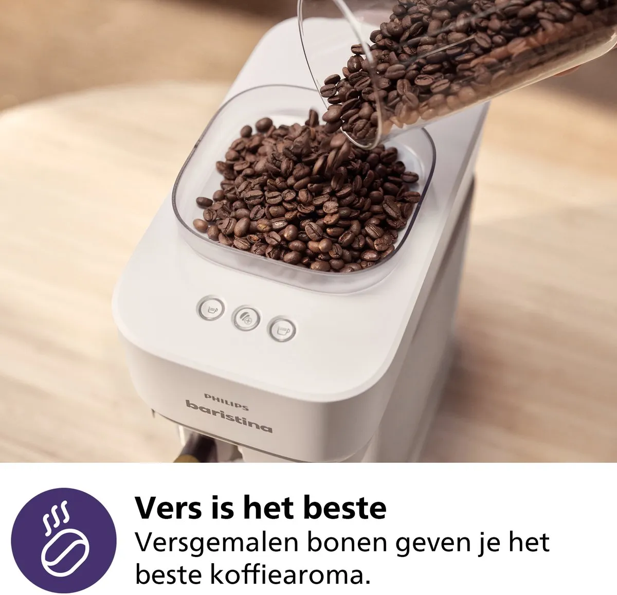 Philips Baristina BAR302/20 Espressomachine - Wit