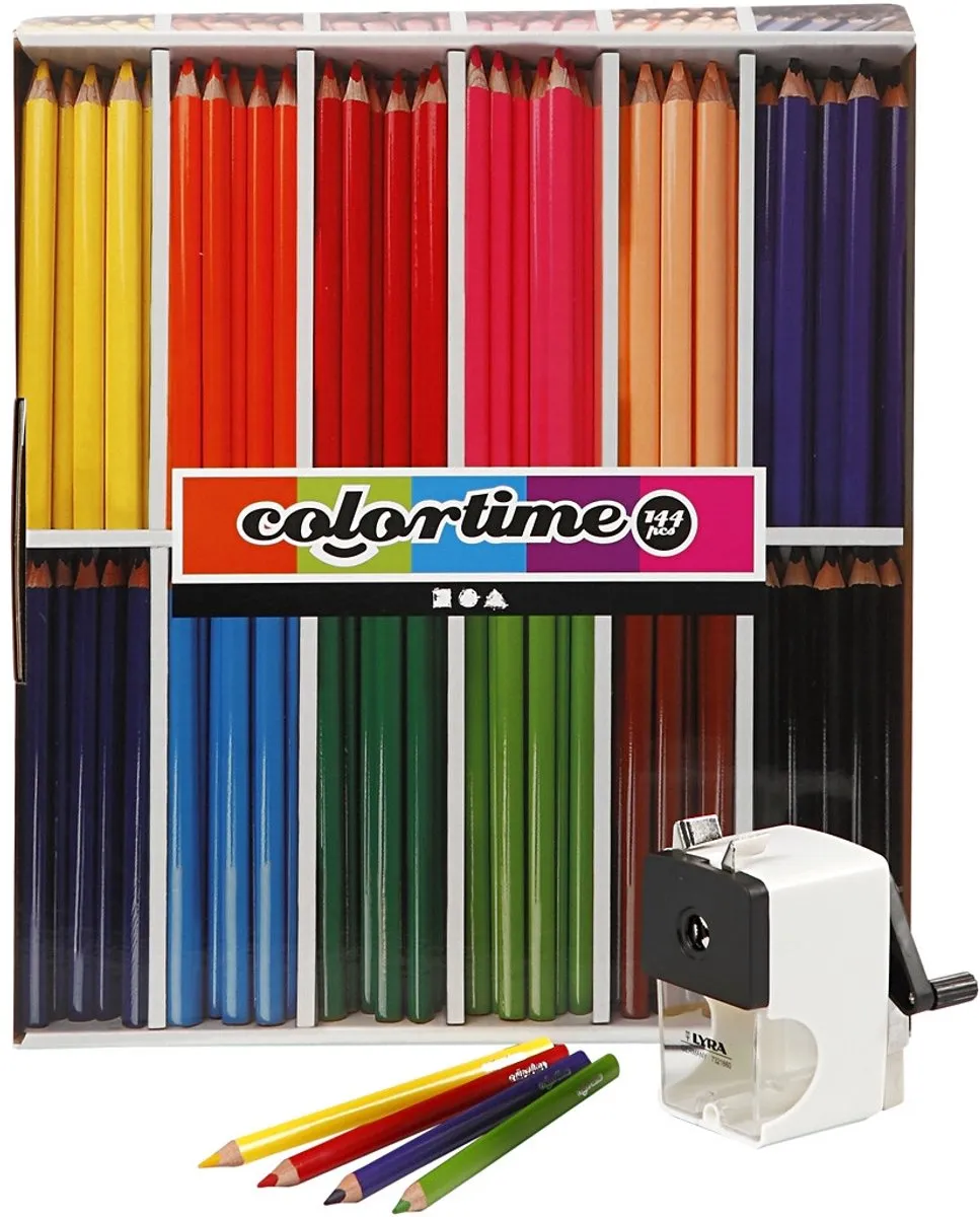 Colortime Jumbo Kleurpotloden Klassenset