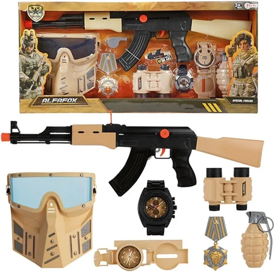 Toi-Toys Alfafox Militaire Set - Zand