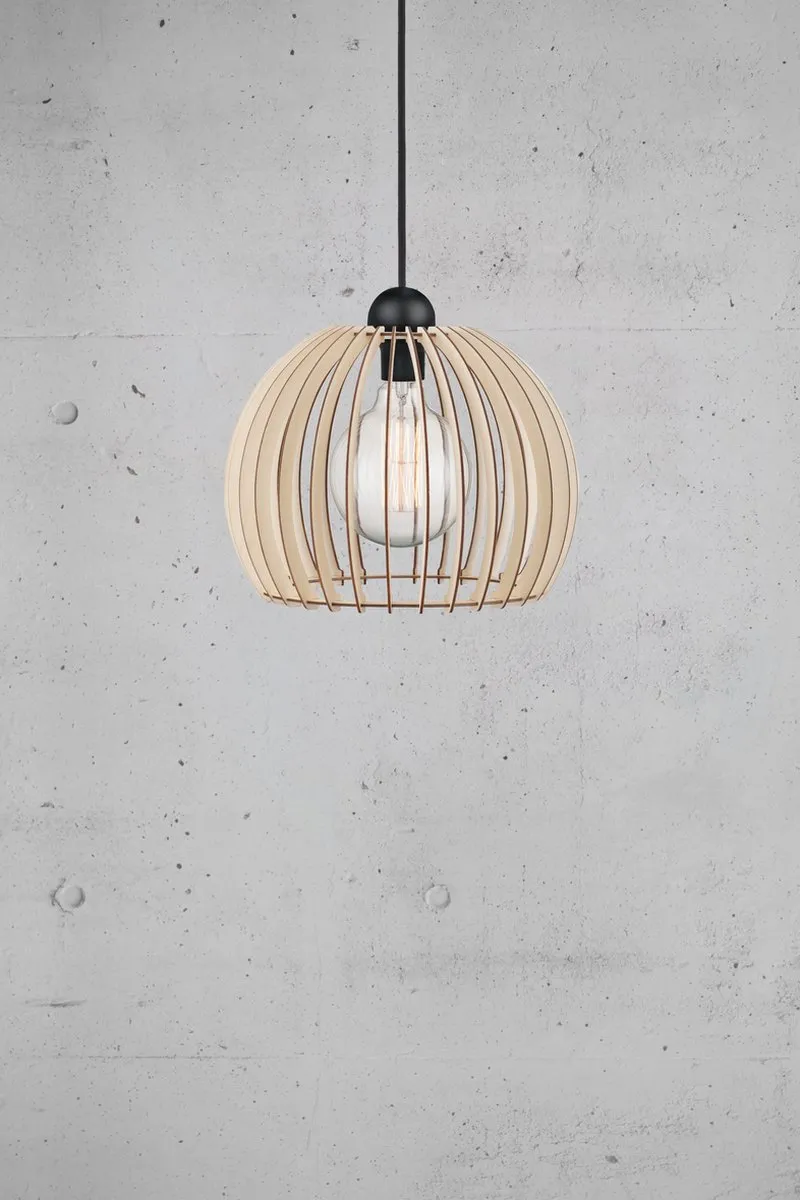 Nordlux Chino 30 Hanglamp - 1 Lichtpunt - Ø30cm - Natuur
