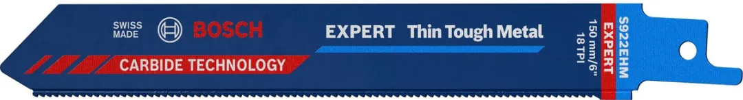 Bosch Professional Expert S 922 EHM Reciprozaagblad 150mm - Metaal - 10 Stuks
