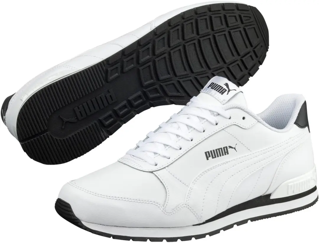 PUMA ST Runner v2 Full Leather Sneakers - Wit - afbeelding 2 van 6