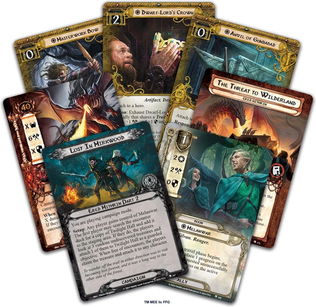 Fantasy Flight Games Lord of the Rings LCG Ered Mithrin - FFGMEC115