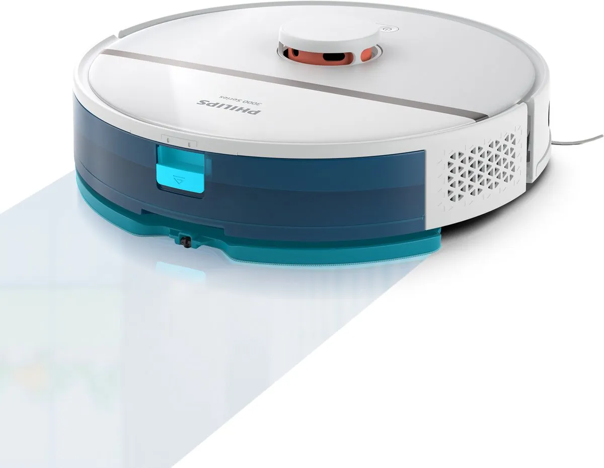 Philips HomeRun Aqua 3000 Series XU3000/02 Robotstofzuiger - Dweilfunctie - Metallic - afbeelding 6 van 6