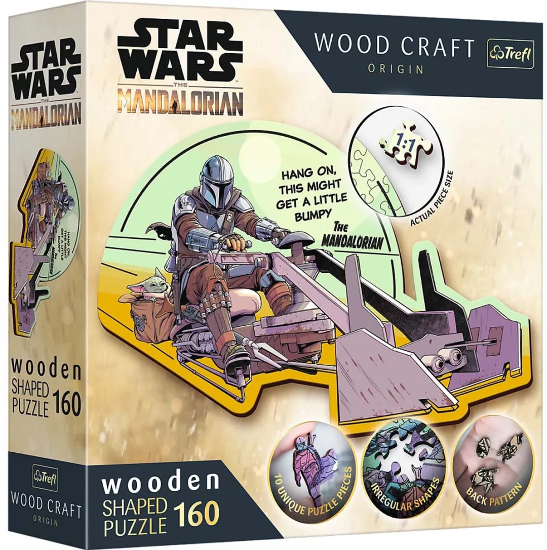 Trefl Star Wars De Mandaloriaan Hereniging Houten Puzzels 1000 Stuks - Multicolor