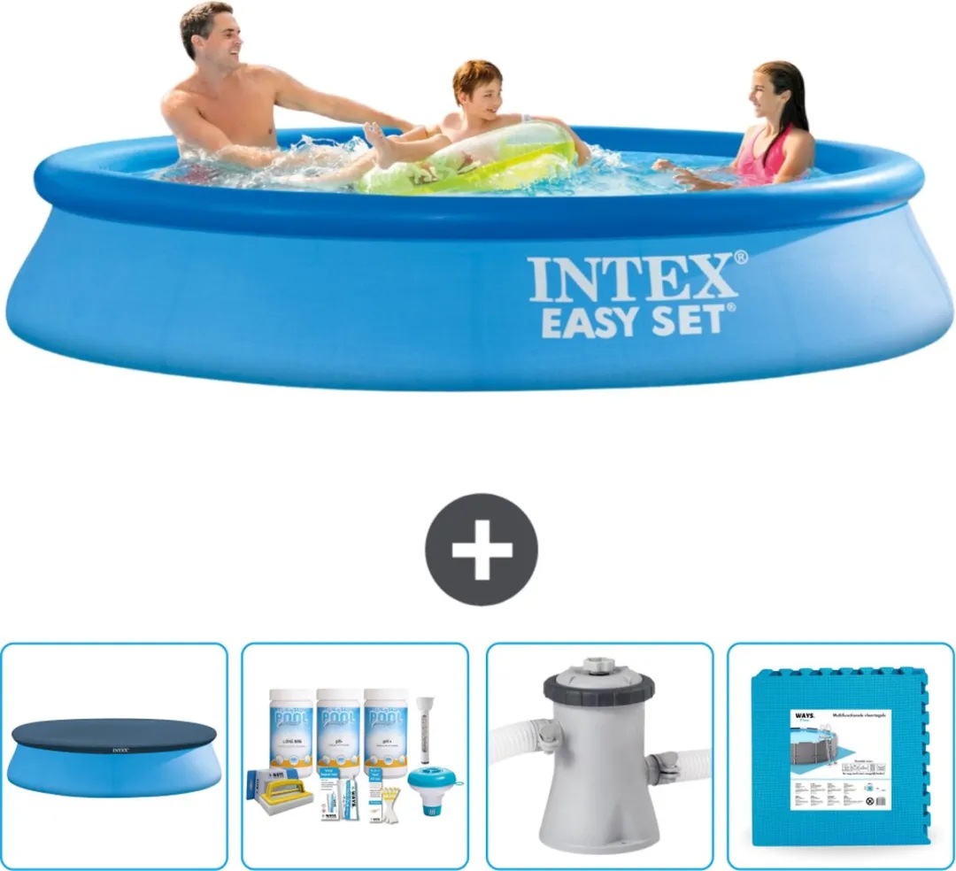 Intex Easy Set Zwembad 305x61cm - Blauw - 3077L
