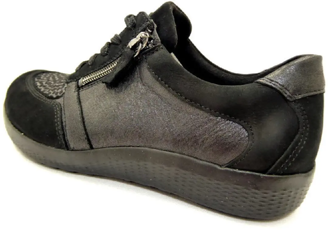 Waldläufer 815M01-312/001 dames sneakers zwart maat 44.5