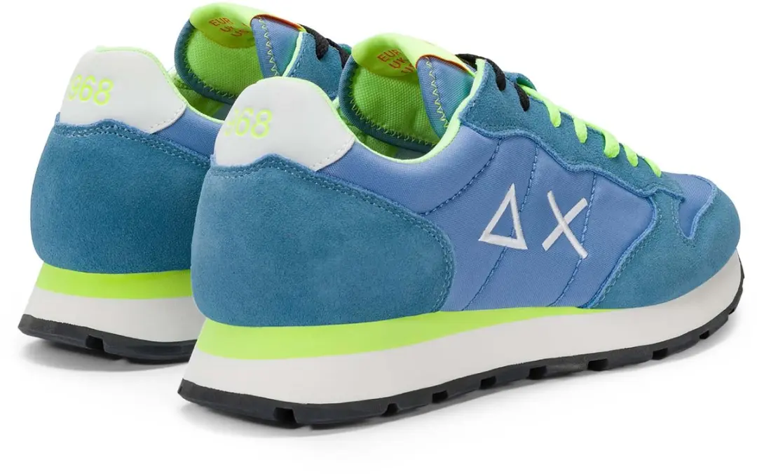 Sun68 Tom Fluo Sneakers - Avio Blue - afbeelding 3 van 6