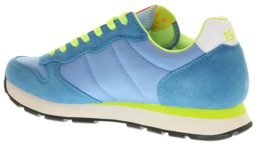 Sun68 Tom Fluo Sneakers - Avio Blue - afbeelding 4 van 6
