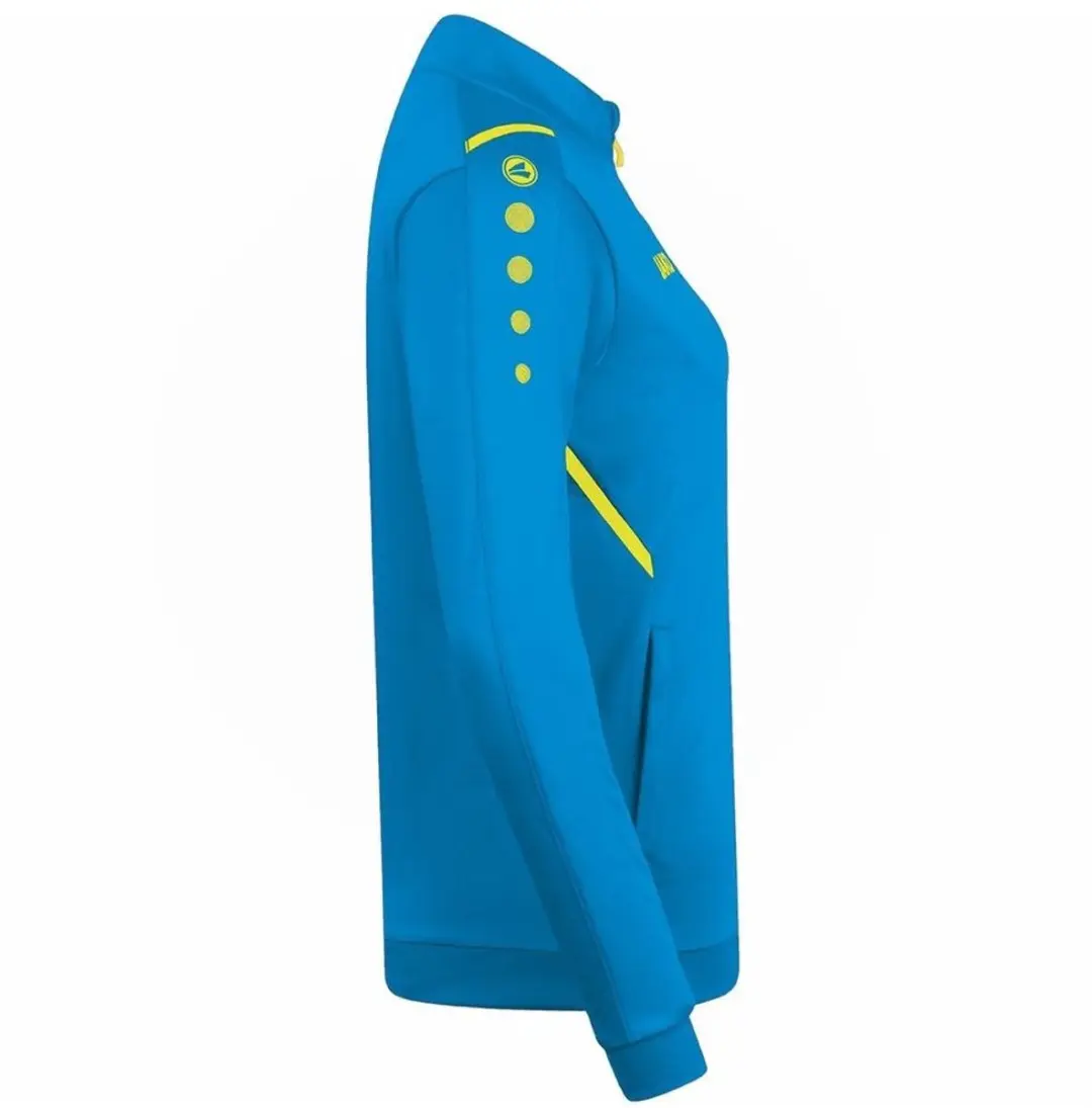 Jako Challenge Polyestervest Dames - Jako Blauw / Fluogeel | Maat: 34 - afbeelding 2 van 4