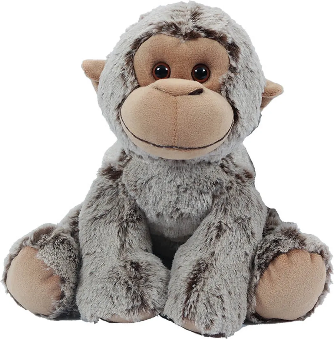 PIA Soft Toys Pluche Aap - 25 cm - Taupe/Bruin