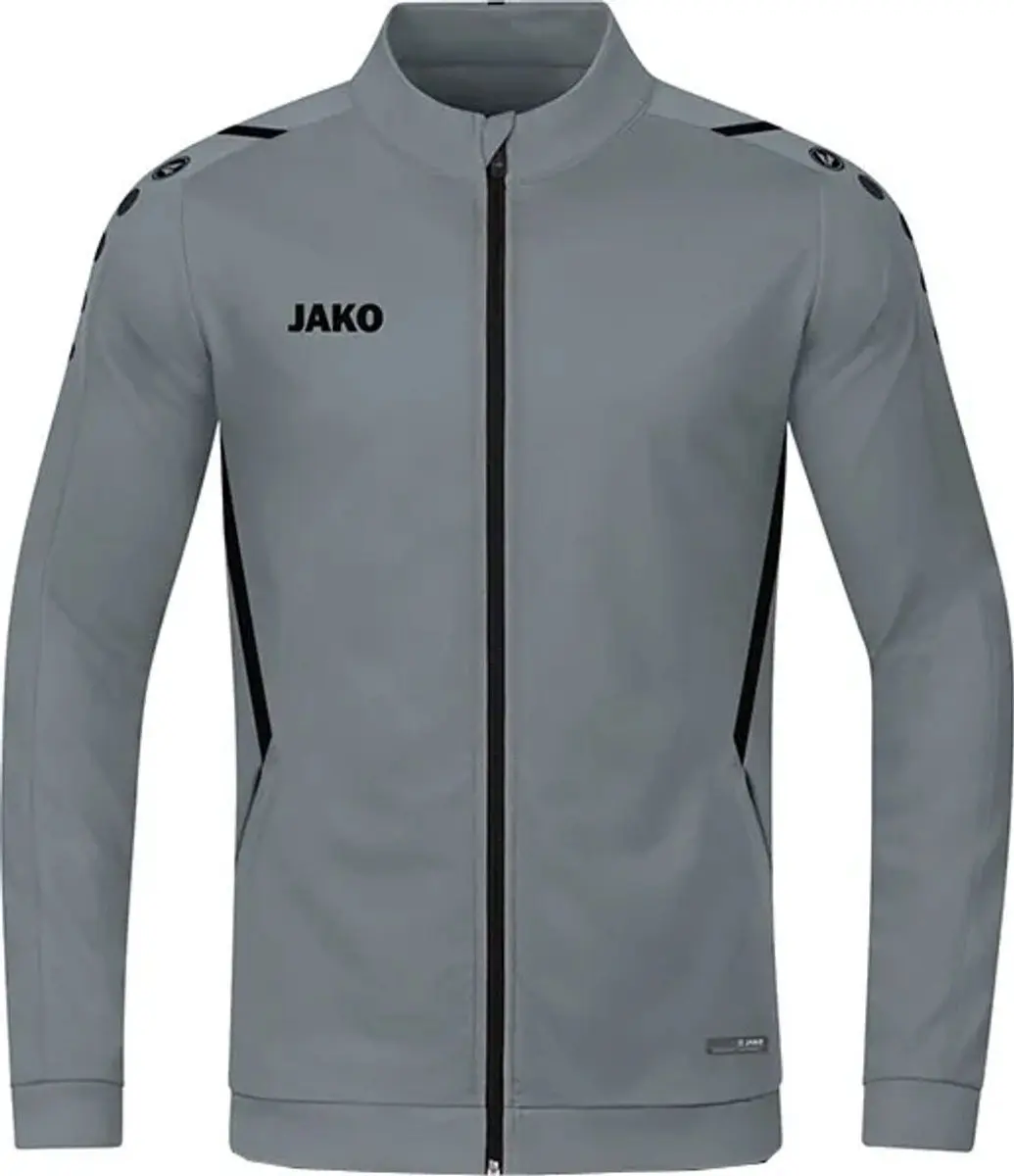 Jako Challenge Polyestervest Dames - Steengrijs / Zwart | Maat: 44 - afbeelding 3 van 4