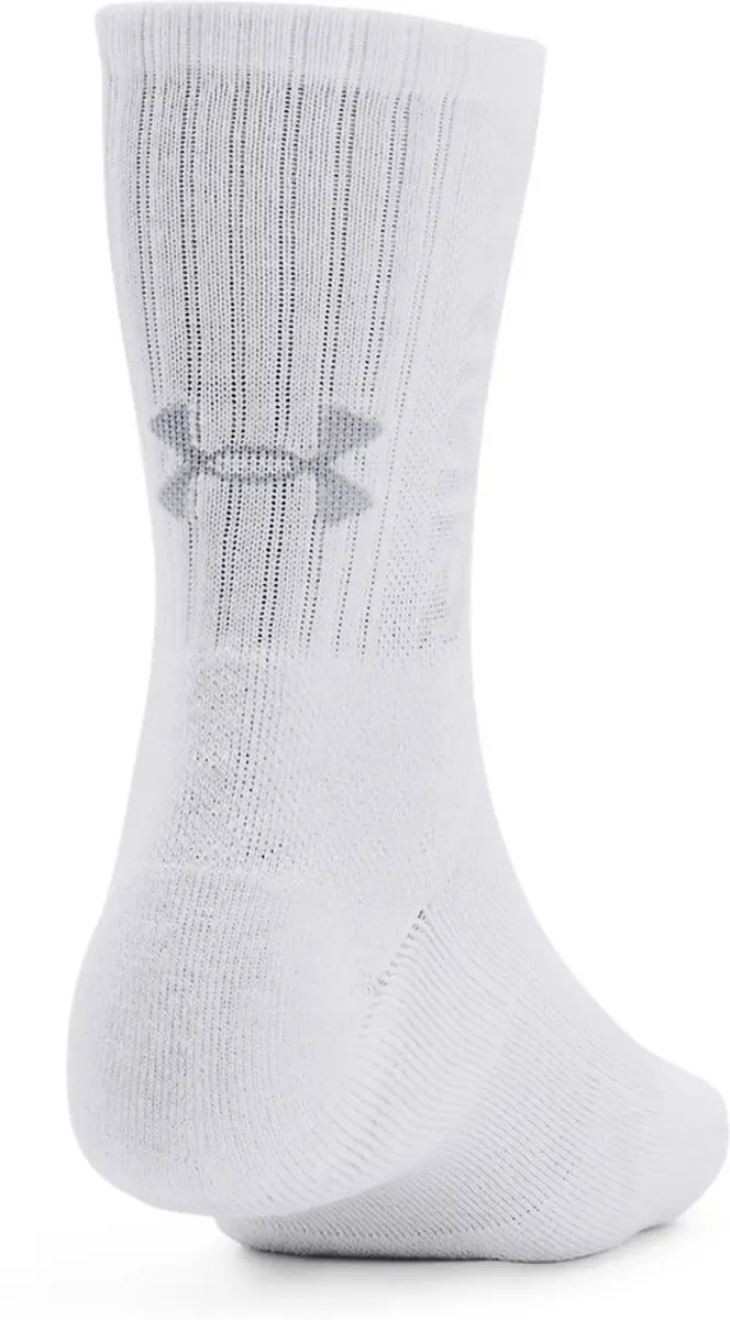 Under Armour 3-Maker halfhoge sokken - 3 paar - Wit - afbeelding 2 van 3