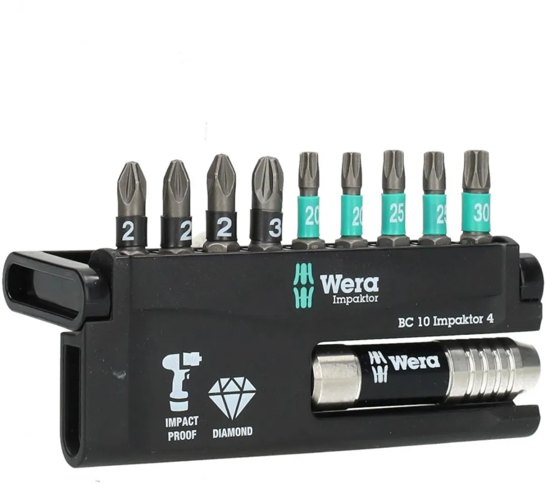 Wera 5057417001 Bit-Check Impaktor Bitset - 10-delig