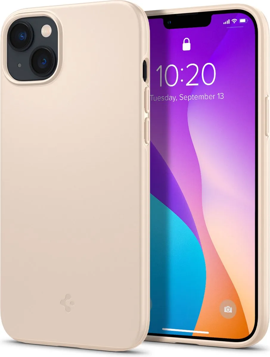 Spigen Thin Fit iPhone 14 Plus Hoesje ACS04778 - Bruin