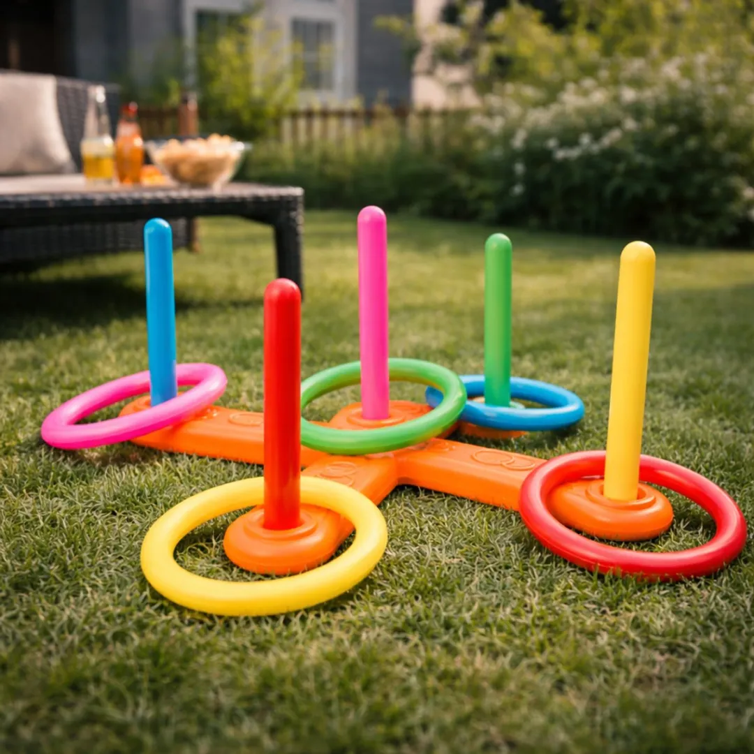 Eddy Toys Ringwerp Spel 12-delig - Meerkleurig