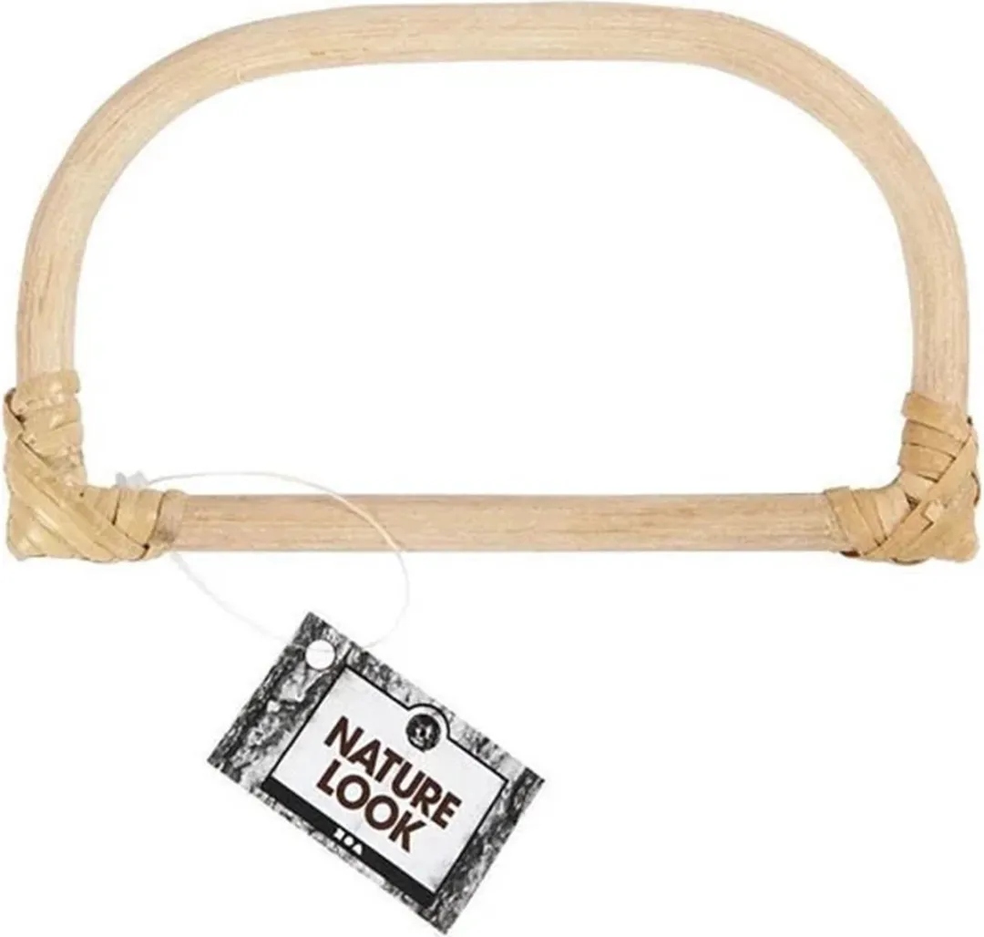 Creativ Company Handvat Tas Bamboe - Multicolor
