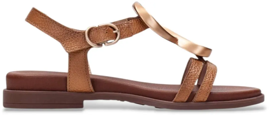 Hispanitas Bruine Bali sandalen