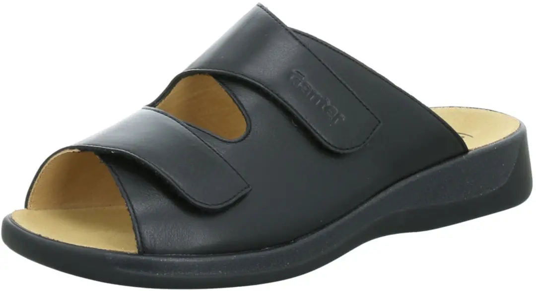 Ganter 202501-0100 dames slippers zwart maat 42.5
