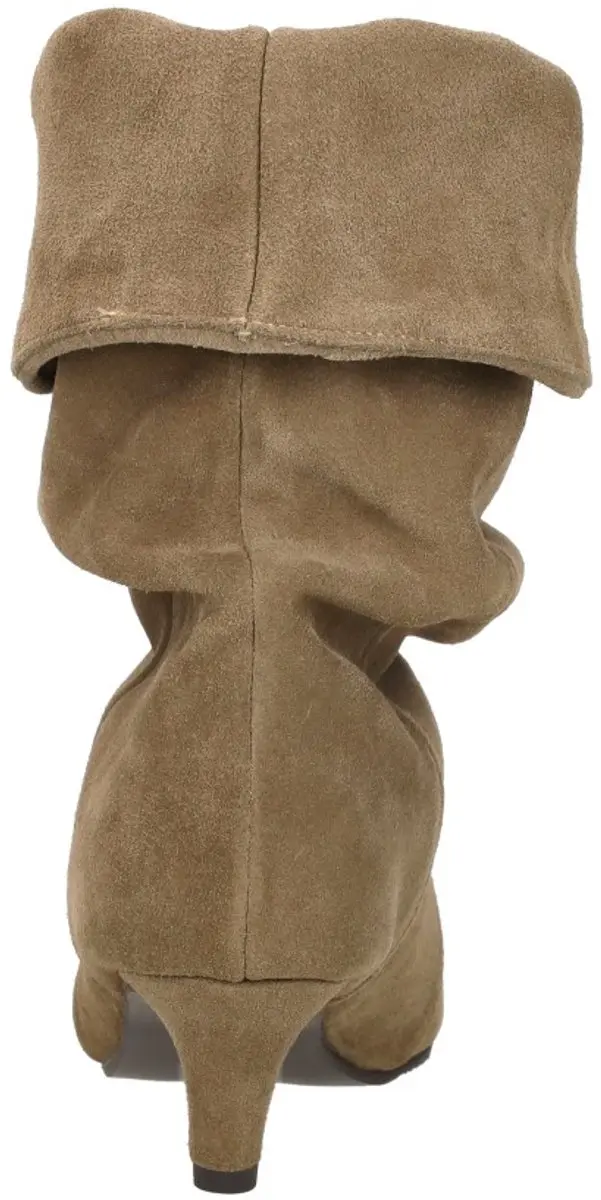 Shoecolate Enkellaarsjes Hak - Taupe - Maat 42 - afbeelding 5 van 6