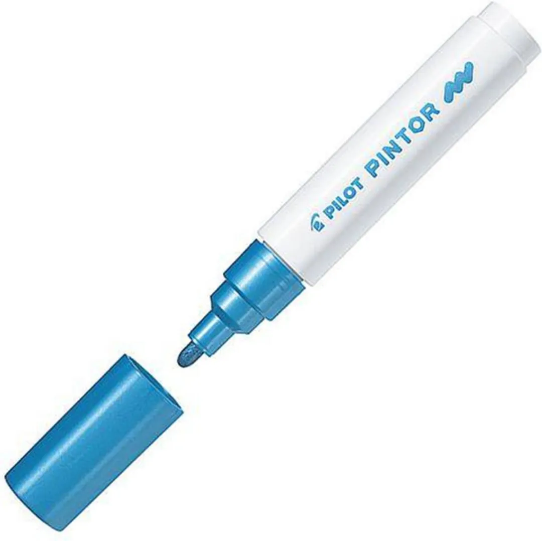 Pilot Pintor Metallic Blauwe Verfstift 1,4mm