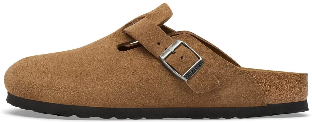 Birkenstock-Pantoffels Boston Suede Leather